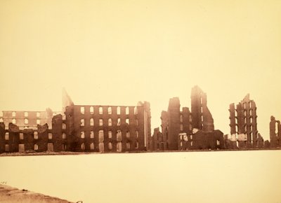 Ruins of the Gallego Flour Mills, Richmond, Virginia, 1865 by Alexander Gardner